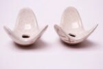 Mid-Century American Modern Studio Ceramic Candleholders by Walter Sullivan Roche-Warner - Image 5