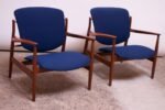 Finn Juhl Teak Lounge Chairs Model FD-136 for France & Daverkosen - Image 2