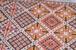 Vintage Hand Knotted Berber Wool Tribal Rug - Image 4