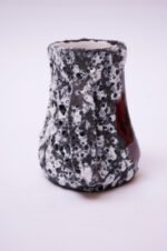 Mid-Century Italian Modern San Marino Fat Lava Ceramic and Enamel Mug / Vase With Handle - Image 2