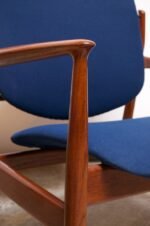 Finn Juhl Teak Lounge Chairs Model FD-136 for France & Daverkosen - Image 14