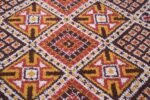 Vintage Hand Knotted Berber Wool Tribal Rug - Image 5