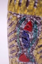 Mid-Century Italian Textured Studio Ceramic "Fish" Vase - Image 8