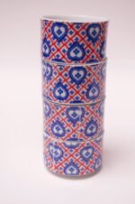 Set of Four Vintage Taste Setter Collection Heart and Clover Motif Soup Bowls - Image 3