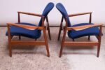 Finn Juhl Teak Lounge Chairs Model FD-136 for France & Daverkosen - Image 8