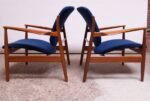 Finn Juhl Teak Lounge Chairs Model FD-136 for France & Daverkosen - Image 9