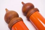 Pair of Danish Modern Teak Pepper and Salt Grinders by Laurids Lonborg - Image 5