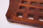 1960s Jens Quistgaard Dansk Teak Serving Tray with Glass Inserts New in Box - Image 10