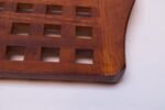 1960s Jens Quistgaard Dansk Teak Serving Tray with Glass Inserts New in Box - Image 11