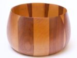 Vintage Studio Craft Mixed-Wood Decorative Bowl - Image 3