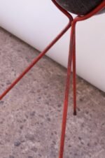 Large Mid-Century Modern Fiberglass and Painted Iron Tripod Planter by Kimball - Image 9