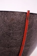 Large Mid-Century Modern Fiberglass and Painted Iron Tripod Planter by Kimball - Image 14