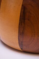 Vintage Studio Craft Mixed-Wood Decorative Bowl - Image 17