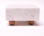 Vintage Italian Atapco Carrara Marble Cutting Block - Image 2