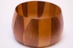Vintage Studio Craft Mixed-Wood Decorative Bowl - Image 7