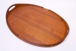 Large Danish Oval Teak Tray by Jens Quistgaard for Dansk - Image 2