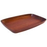 Large Midcentury Teakwood Tray Designed by Ernest Sohn
