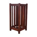 Early Arts & Crafts Oak Umbrella / Cane Stand