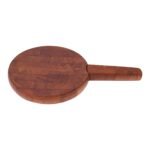 Early Jens Quistgaard for Dansk Staved Teak Cutting Board With Knife