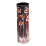 Alvino Bagni for Raymor Floral Ceramic Vase