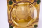 Mid-Century American Modern Blown-Glass Ashtray Cube Vase Attributed to VIking - Image 11