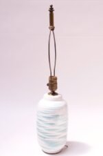 Petite Blue and White Ceramic Table Lamp by Lee Rosen for Design Technics - Image 3