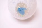 Vintage Blownglass "Egg" Paperweight With Flower Inside - Image 10