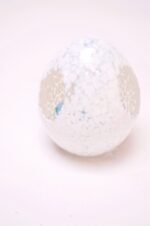 Vintage Blownglass "Egg" Paperweight With Flower Inside - Image 4