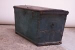 Early Americana Painted Wood Monogrammed Trunk - Image 11