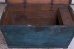 Early Americana Painted Wood Monogrammed Trunk - Image 17