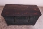 Early Americana Painted Wood Monogrammed Trunk - Image 16