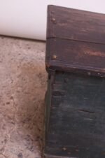 Early Americana Painted Wood Monogrammed Trunk - Image 25