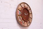 Vintage Hand-Illustrated Zodiac Wall Clock - Image 3