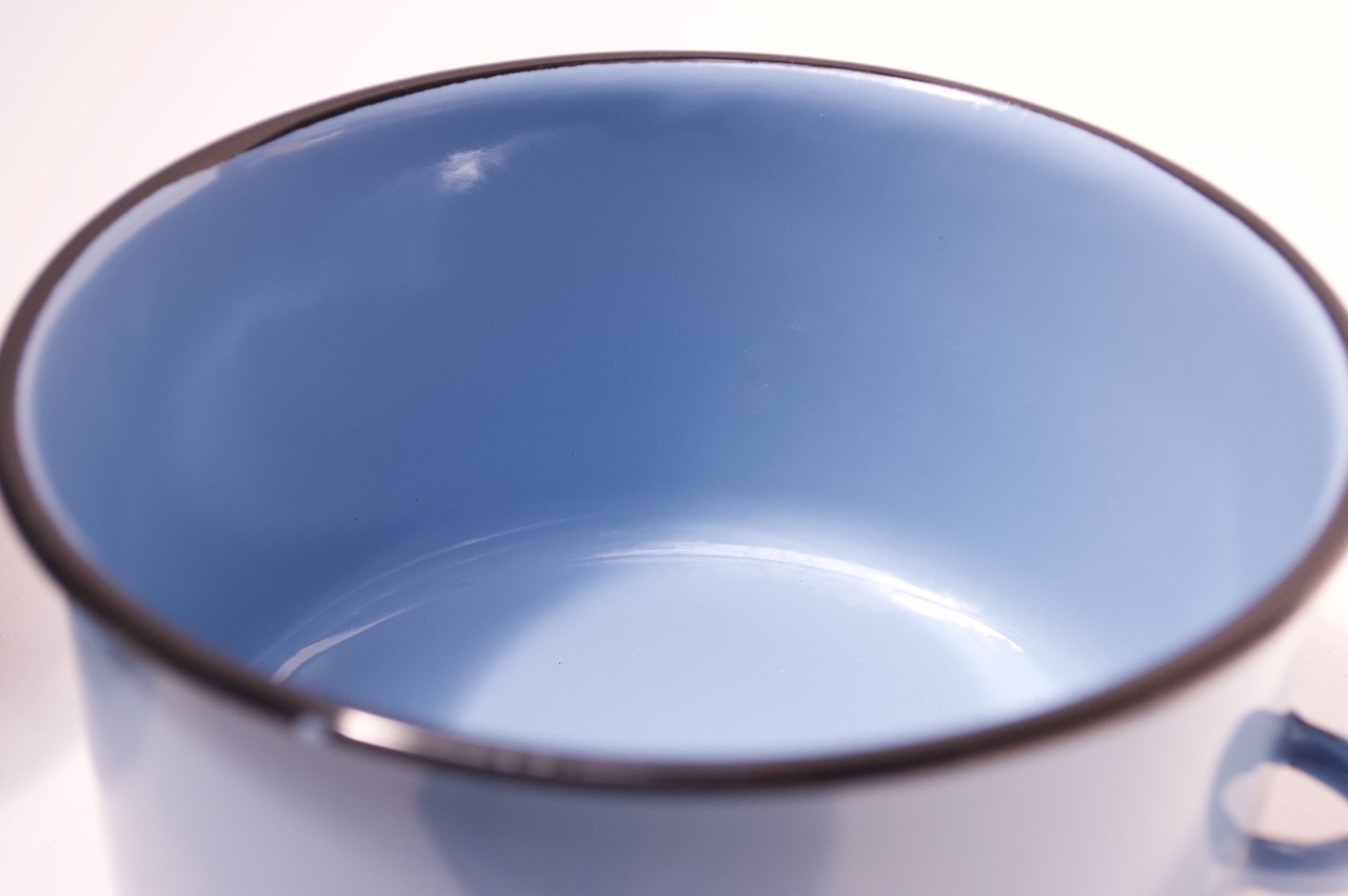 Vintage Blue Enamel Tiffin / Stackable Lunch Pail – Jarontiques