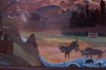 Outsider Art "Animals and Castles" Oil on Panel by Bruno Del Favero - Image 7