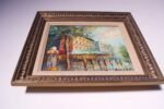 French Cityscape Oil on Canvas Signed Rivira - Image 3