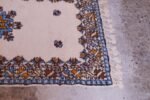 Vintage Moroccan Bara Handwoven Wool Accent Rug - Image 6