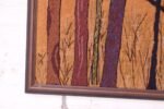 Mid-Century Nature Study Crewel Embroidery Wall Hanging - Image 9