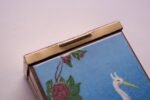Mid-Century Modern Enamel and Brass "Egret" Cigarette Holder / Trinket Box - Image 11