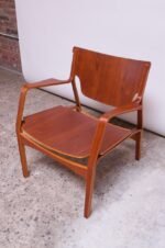 Danish Modern Teak Bentwood Sculptural Armchair - Image 4