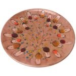 Large California Cloisonné Enamel on Copper Charger / Tray by Landau Goldsmith