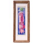 Surrealist "Skeleton" Watercolor by Parker Panttila