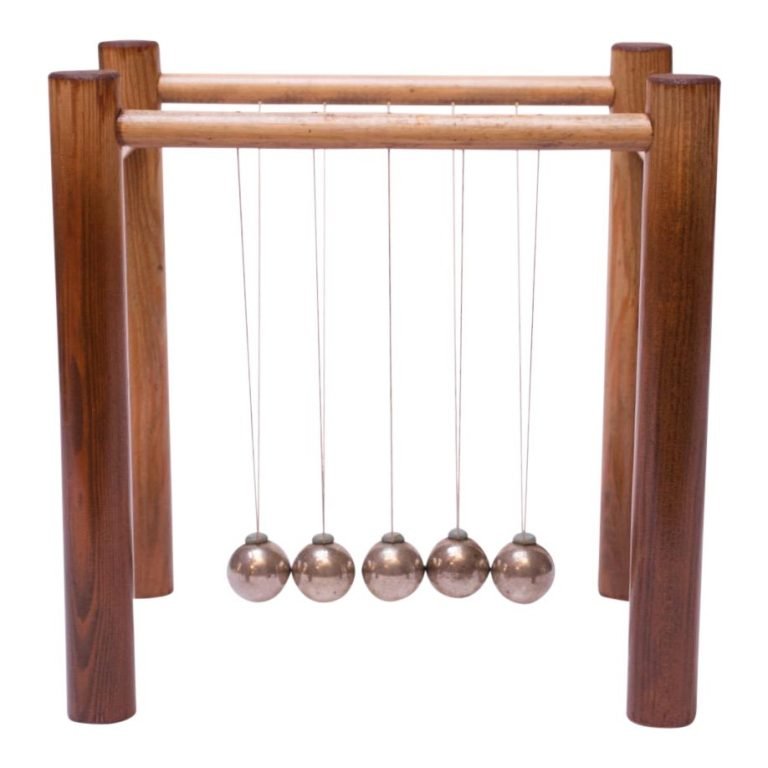 Vintage Newton’s Cradle “Swinging Wonder” by Scientific Demonstrators
