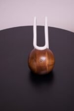 Contemporary Studio Craft Walnut and Neon Touch "BuraBura - Octavius" Lamp - Image 4