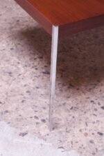 Pair of Danish Modern Teak and Chrome Square Side Tables - Image 12