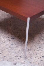 Pair of Danish Modern Teak and Chrome Square Side Tables - Image 11