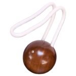 Contemporary Studio Craft Walnut and Neon Touch "BuraBura - Otto" Lamp