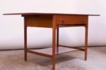 Hans Wegner for Andreas Tuck Model AT33 Drop-Leaf Sewing Table in Teak - Image 6