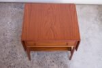 Hans Wegner for Andreas Tuck Model AT33 Drop-Leaf Sewing Table in Teak - Image 11