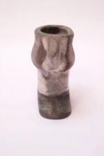 Crude / Primitive Stoneware Vase with Handle Signed "Pollack 78" - Image 6